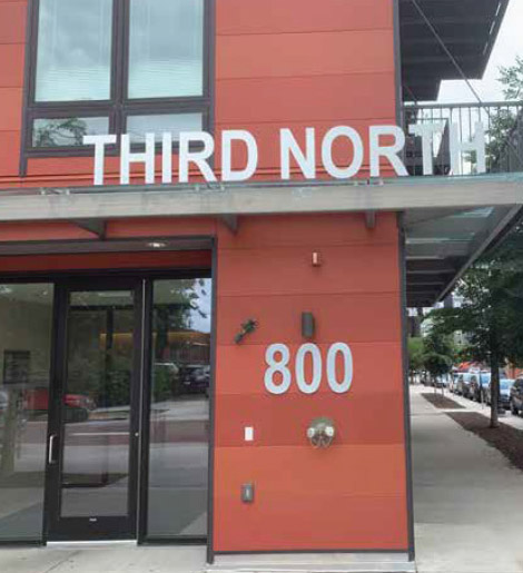 Photo of the North Loop Apartments at 3rd North in Minneapolis.