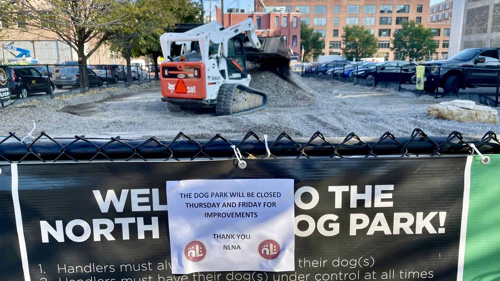 North Loop Dog Park Construction